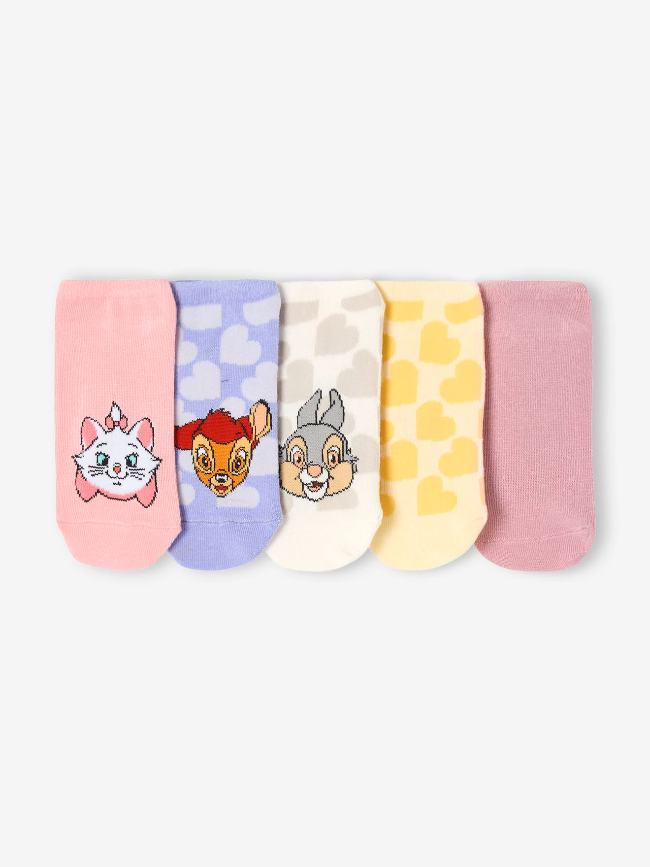 Set van 5 paar DISNEY ANIMALS sokken meerkleurig