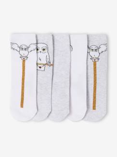 -Set van 5 paar kniekousen HARRY POTTER® Glitter Hedwig