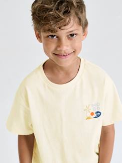 Jongens-T-shirt, poloshirt, souspull-T-shirt-Jongensshirt met maxi motief op de achterkant