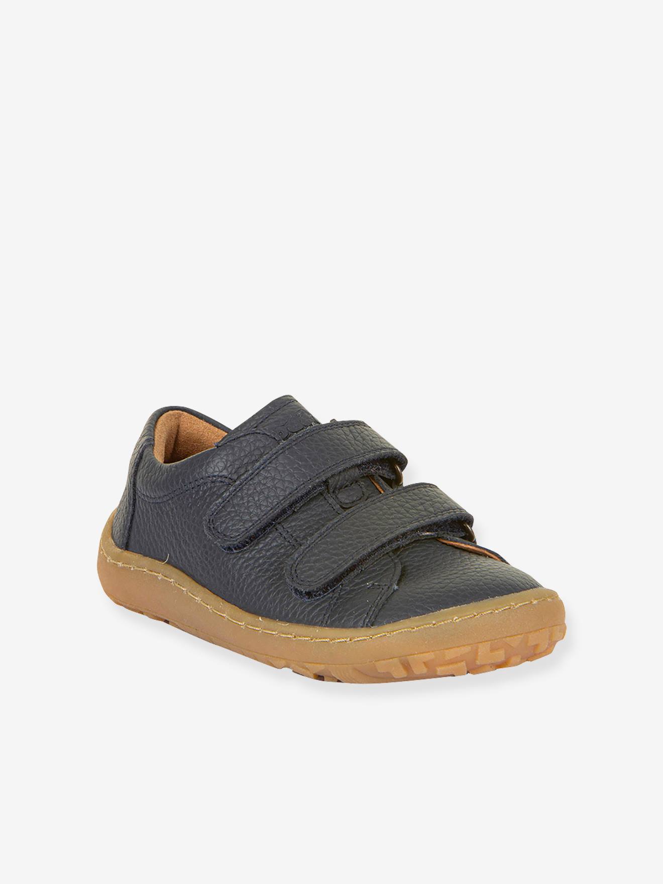 Barefootschoenen met klittenband voor meisjes BAREFOOT BASE FRODDO marineblauw afbeelding