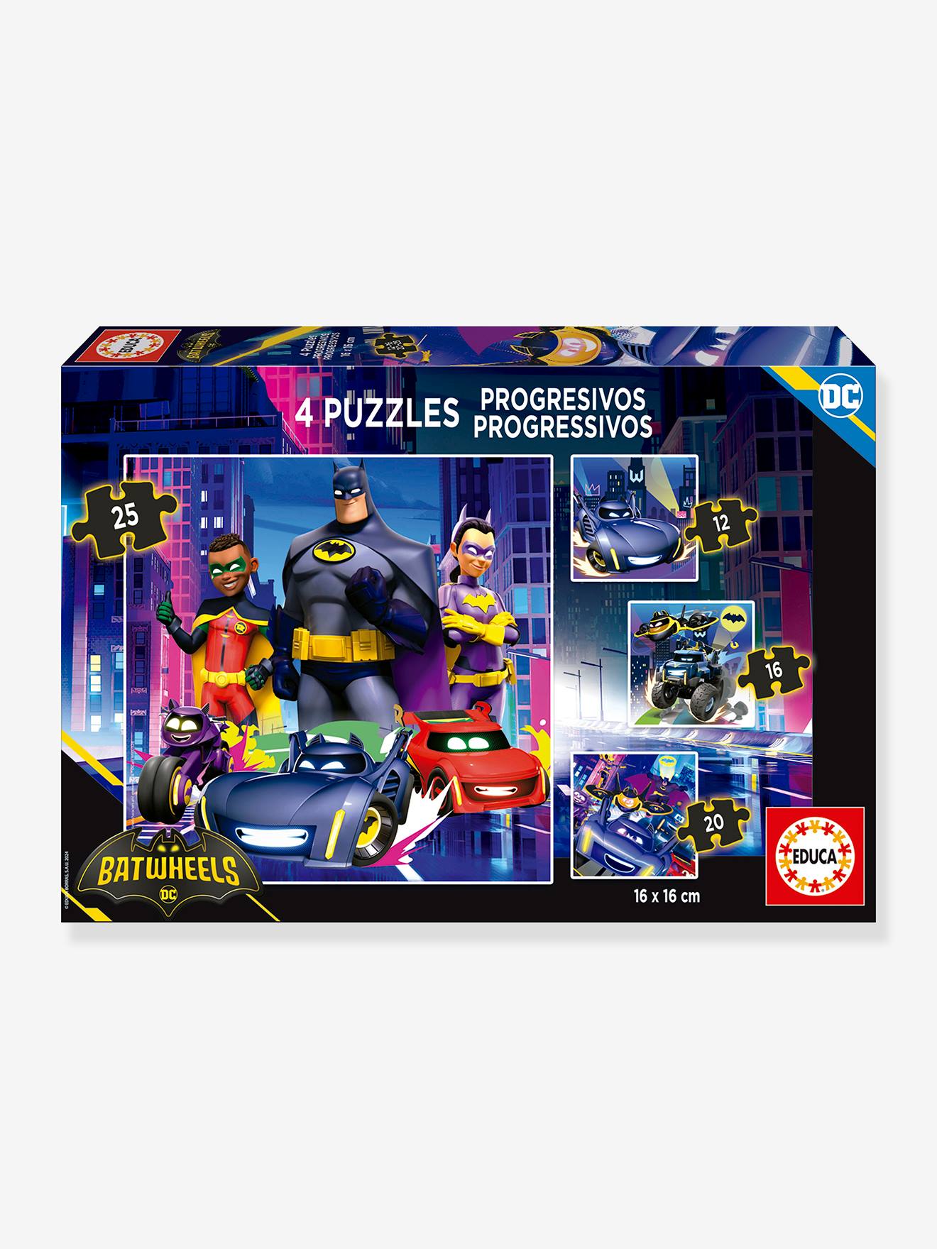 4-in-1 Batwheels 12/25 EDUCA meerkleurig afbeelding