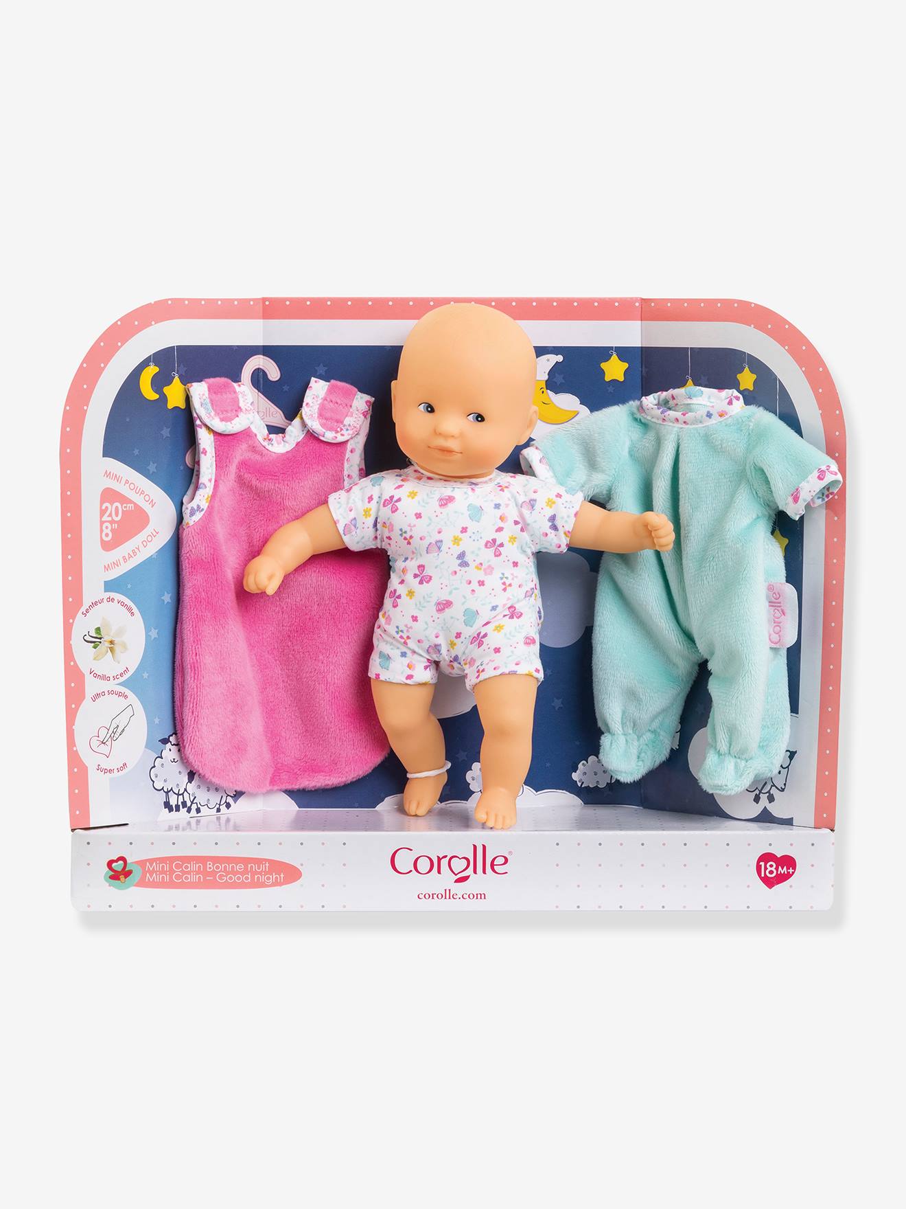 Mini knuffel Welterusten vlinders COROLLE meerkleurig afbeelding