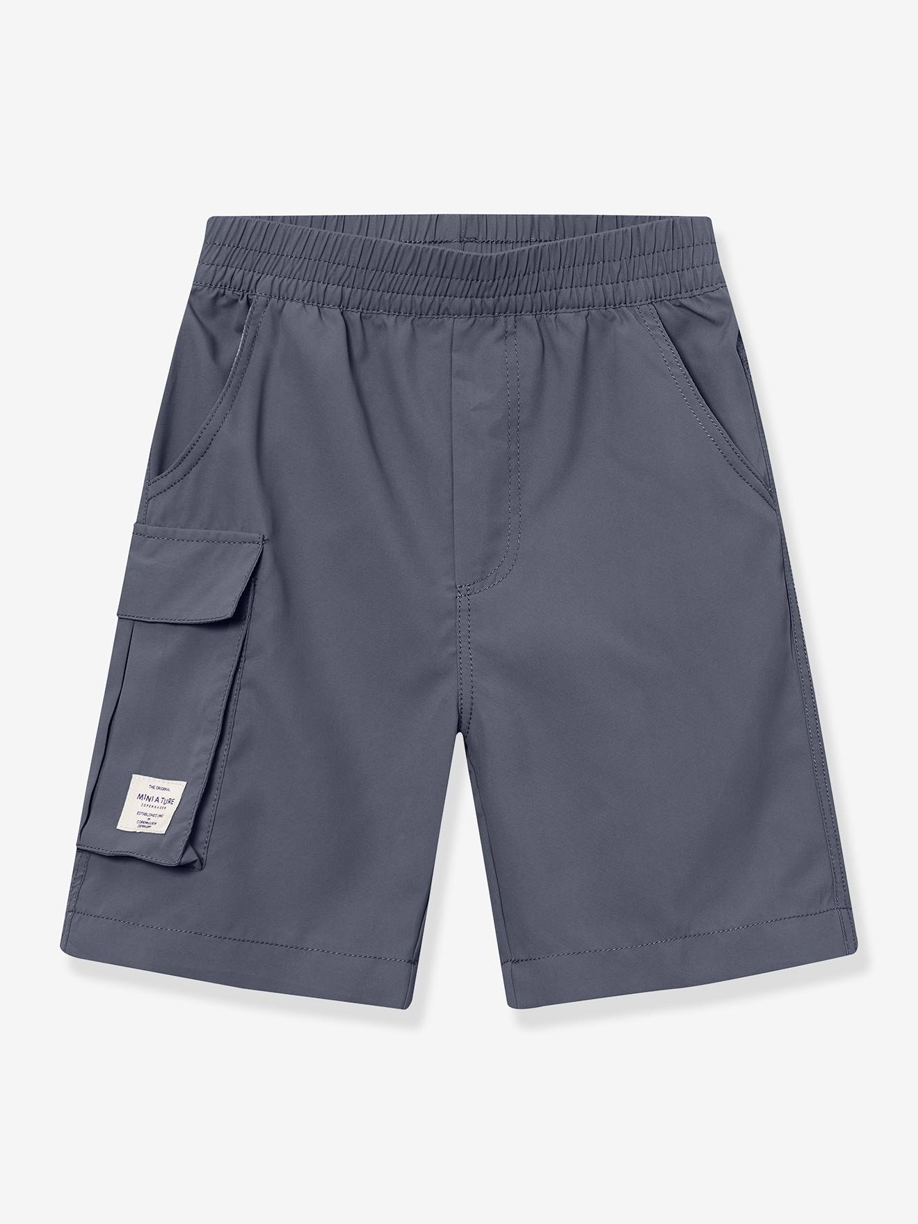 Outdoor korte broek voor kinderen MATADVENTURE MINI A TURE donkerblauw afbeelding