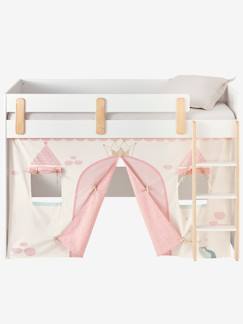 Slaapkamer en Opbergoplossingen-Slaapkamer-Een sprookjesachtige prinsessen bedtent voor een halfhoogslaper uit de Everest-lijn.