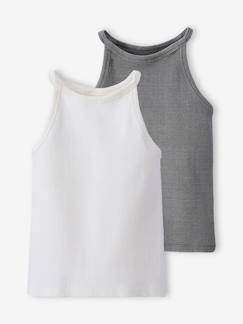 Meisje-Set van 2 tops met ribbels voor meisjes JONEN