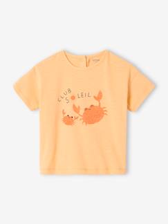 Baby-T-shirt, souspull-'Zeedieren' baby T-shirt met korte mouwen
