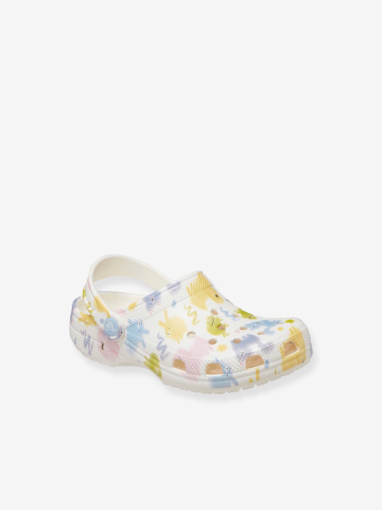 Baby Crocs Classic Pastel Pets ecru