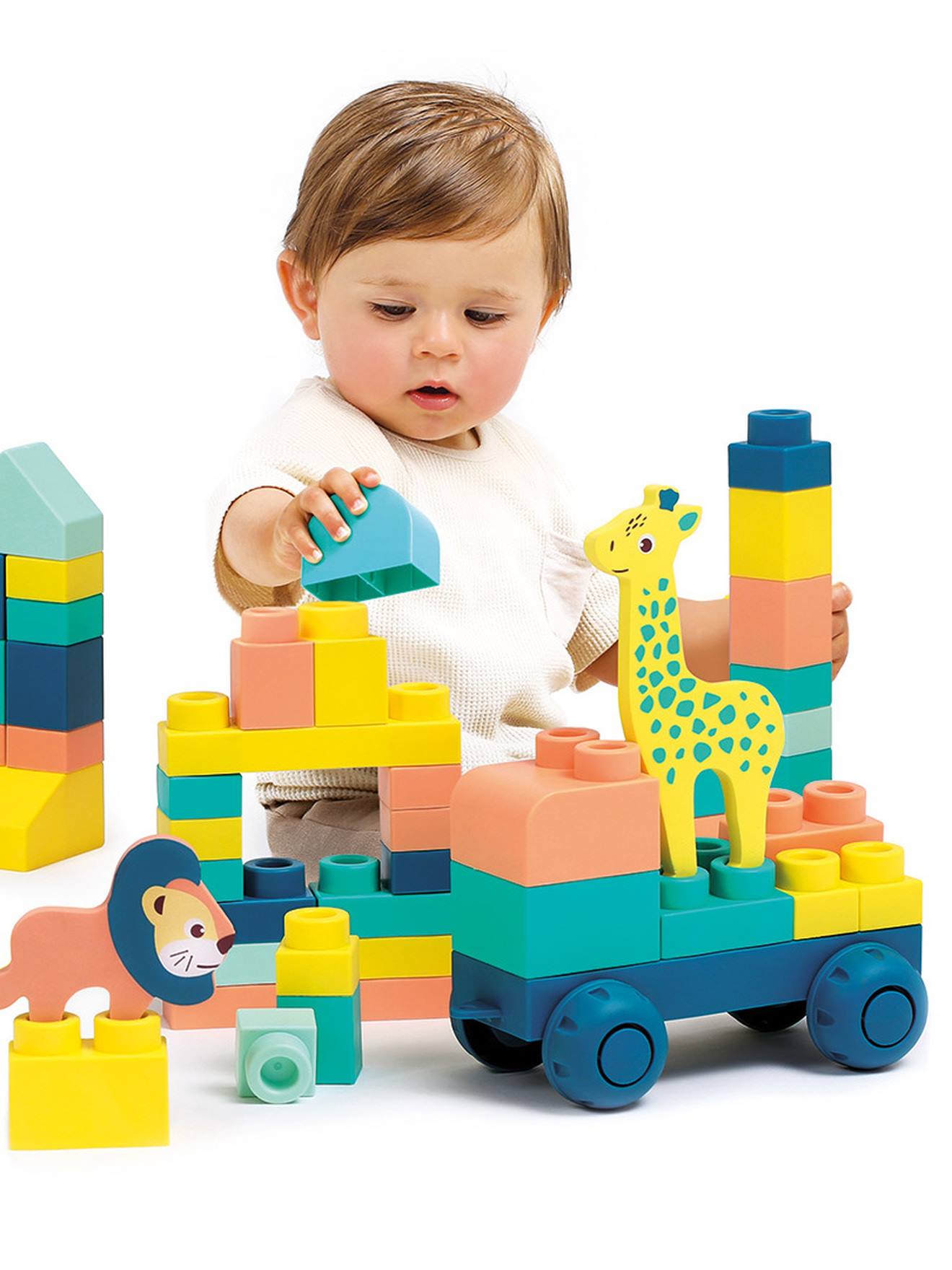 Briqui, mijn 1e LUDI constructies meerkleurig afbeelding