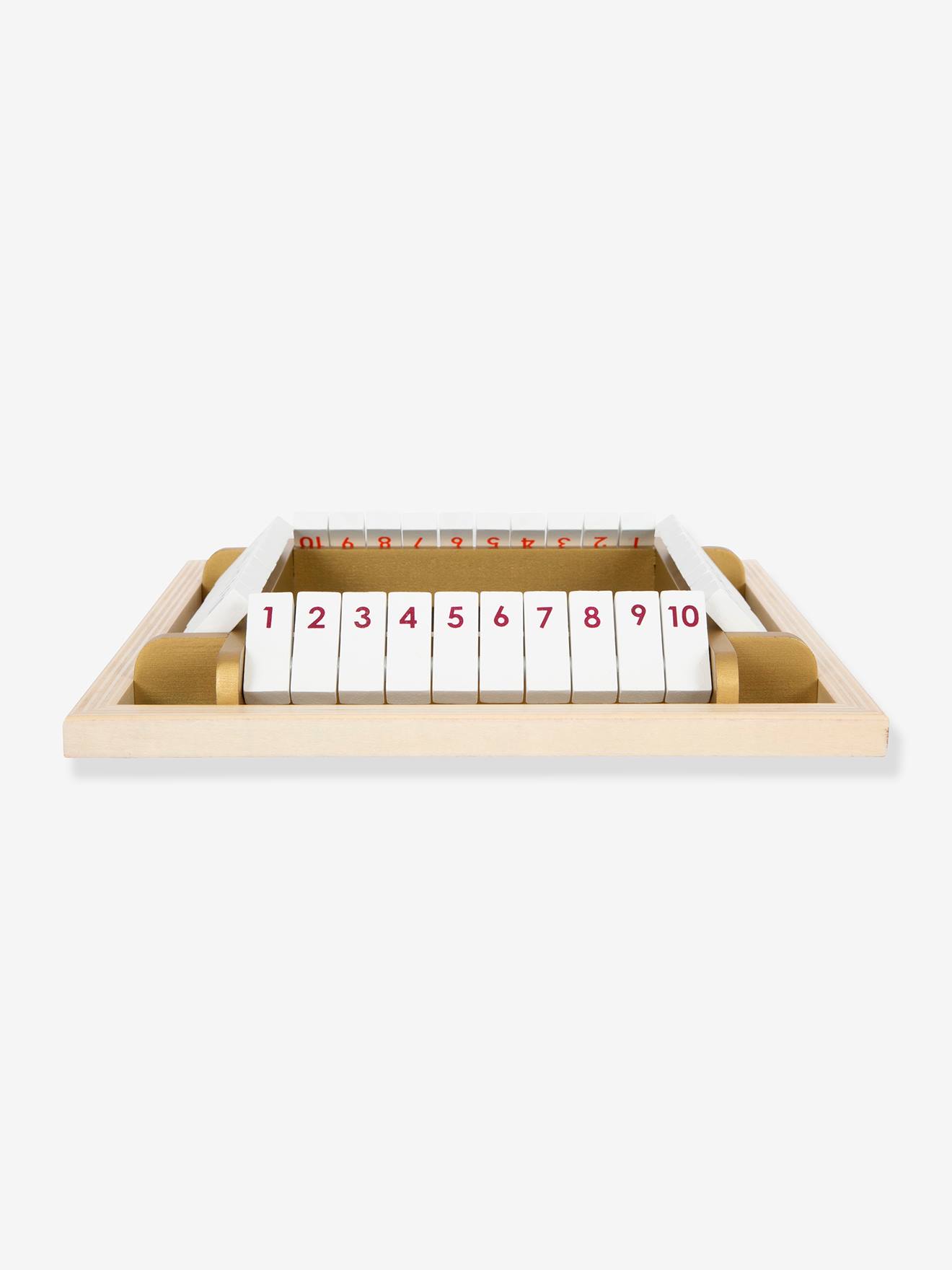 Kinderdobbelspel SHUT THE BOX Gold Edition small foot® meerkleurig