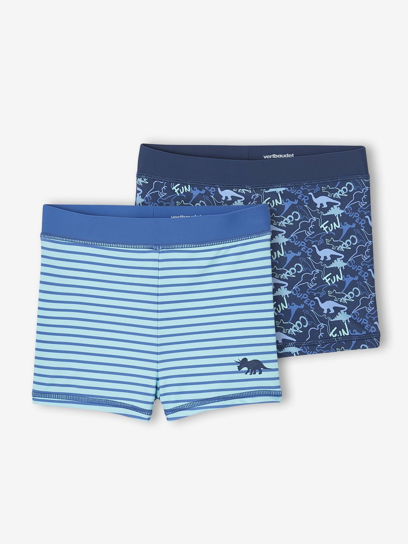 Lot 2 Boxers Bad Jongen turquoiseblauw