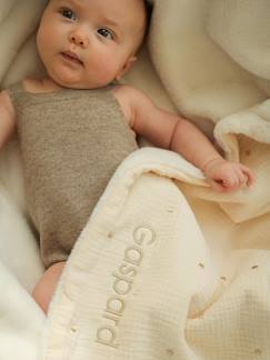 Linnengoed en decoratie-Baby beddengoed-Deken-Personaliseerbare ENVIE DE FRAISE deken voor newborns van katoengaas