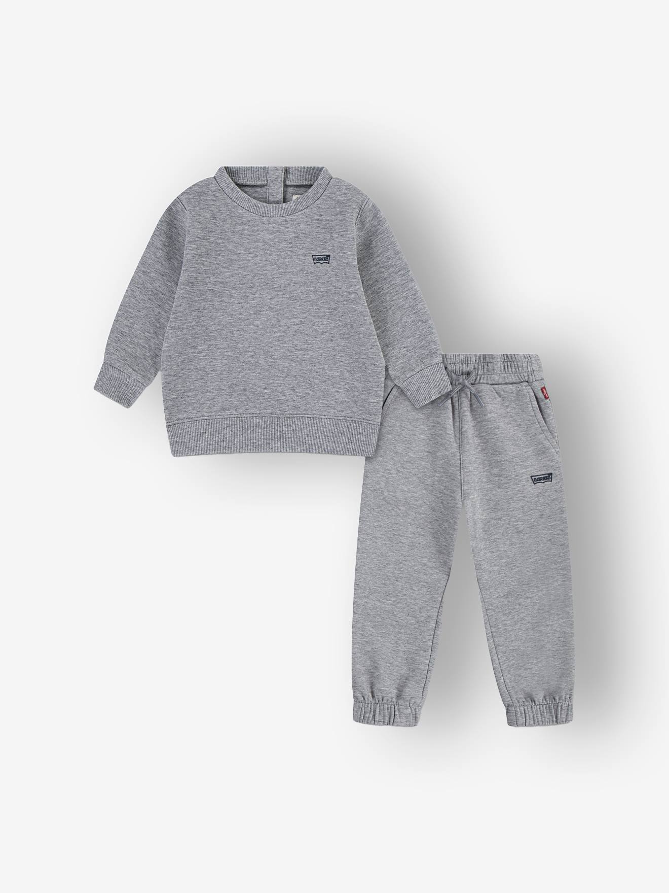 Babyset met sweater Batwing en joggingbroek LEVI'S® grijs afbeelding