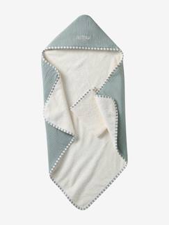 Baby-Badcape, badjas-Cadeausets: badjas met omkeerbare capuchon en washandje ENVIE DE FRAISE