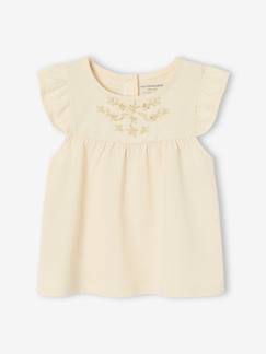 Baby-Geborduurde baby-T-shirt