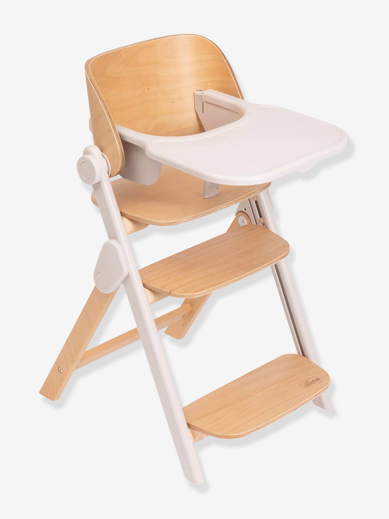 CHICCO Meraviglia Fossil hoge kinderstoel hout afbeelding