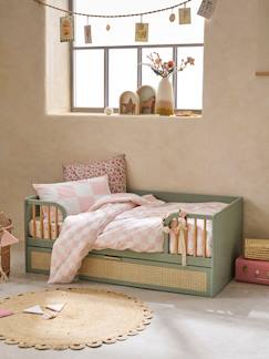 -Kinderbed 70x140 cm met rieten lade LIGNE POESIE