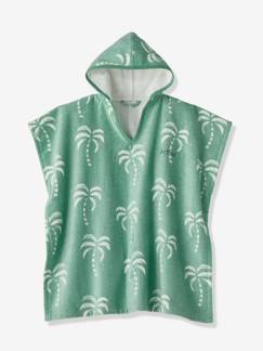 -Gepersonaliseerde bad-/strandponcho voor kinderen, met gerecycled katoen