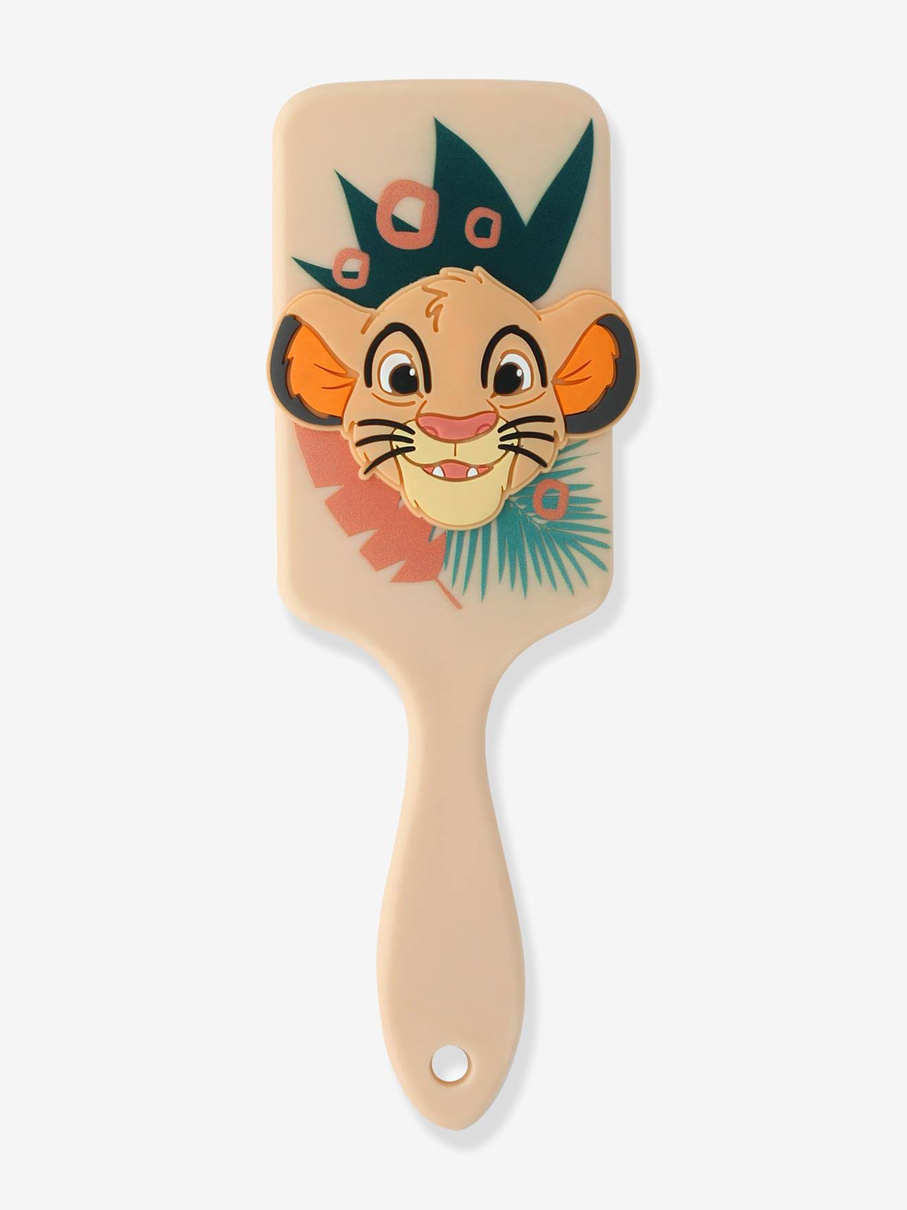 Disney® haarborstel voor kinderen met 3D Simba applicatie sinaasappel afbeelding