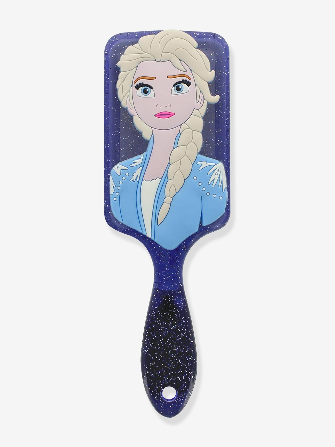Disney® Elsa FROZEN 3D-haarborstel marineblauw afbeelding