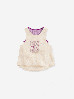 -Sportset hemdje + topje voor meisjes