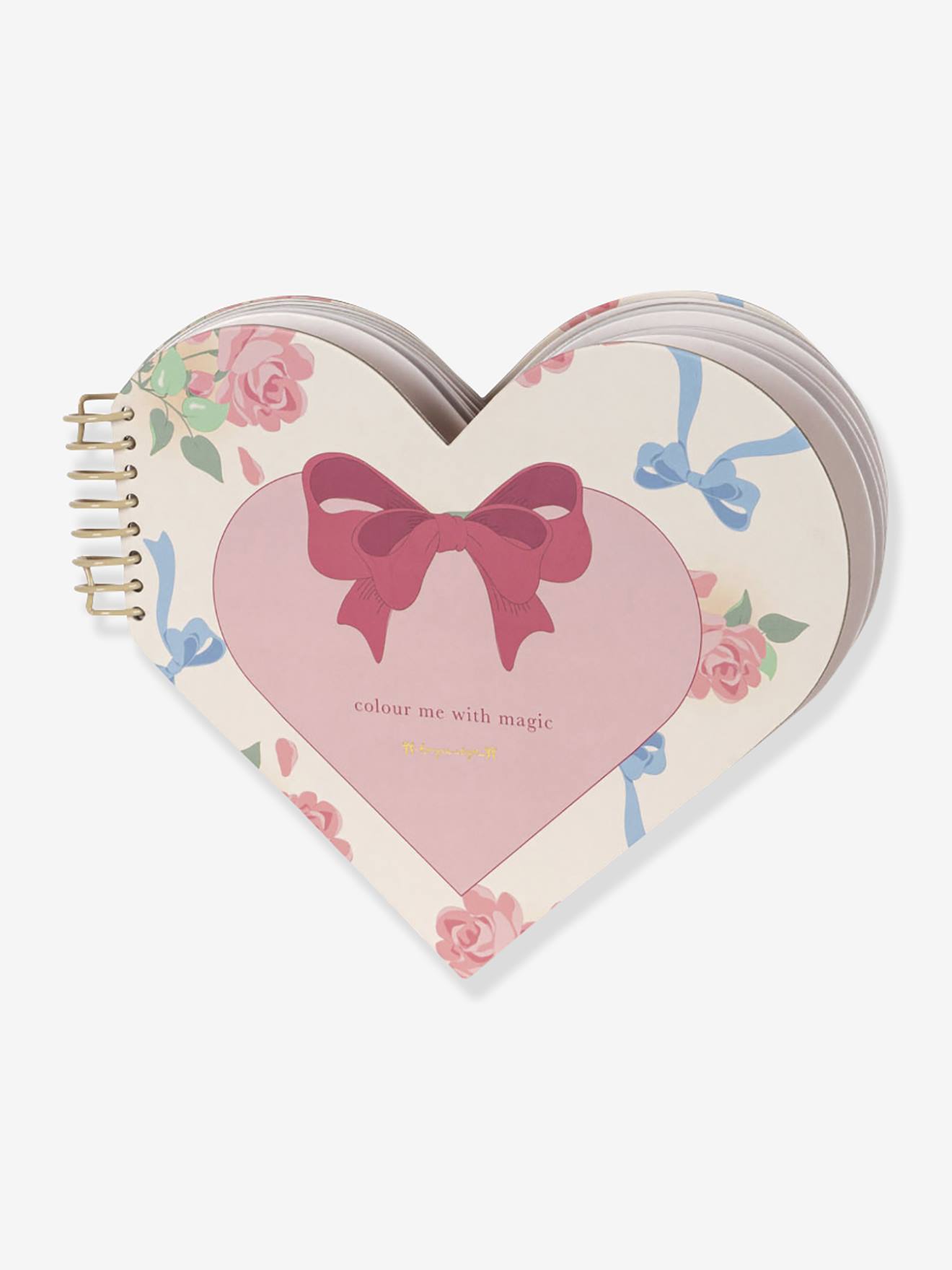 Magisch kleurboek hart KONGES SLOJD rozen