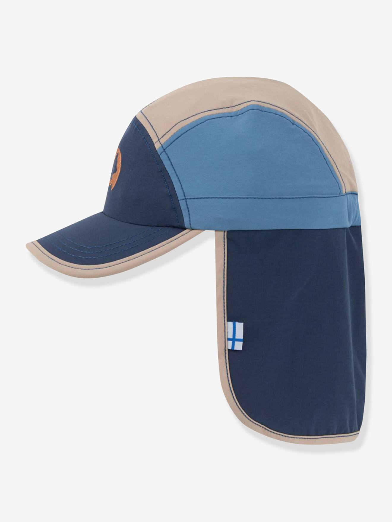 UV outdoor pet voor kinderen met nekbescherming LAKKI MOVE FINKID jeansblauw afbeelding