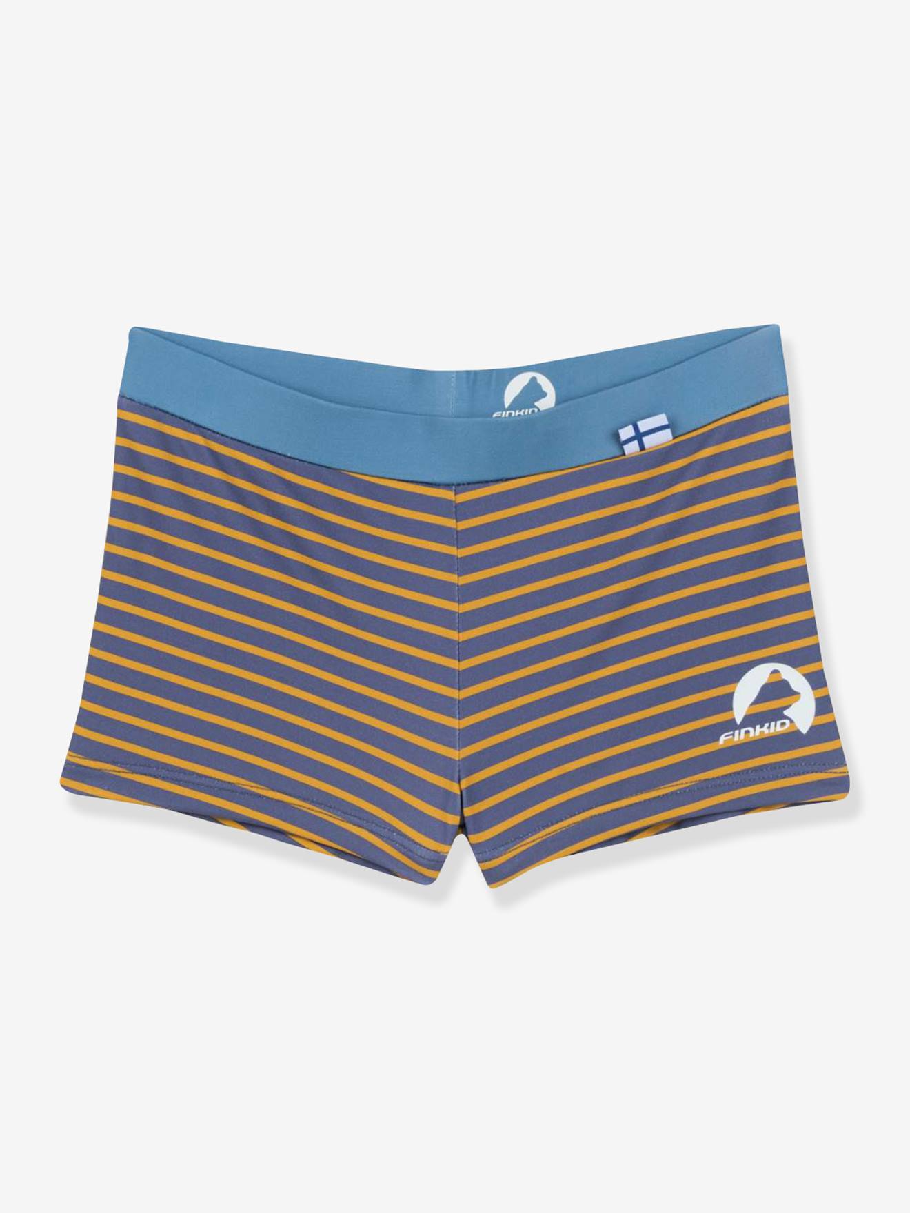 Zwemshort voor jongens UINTI EKO FINKID jeansblauw afbeelding