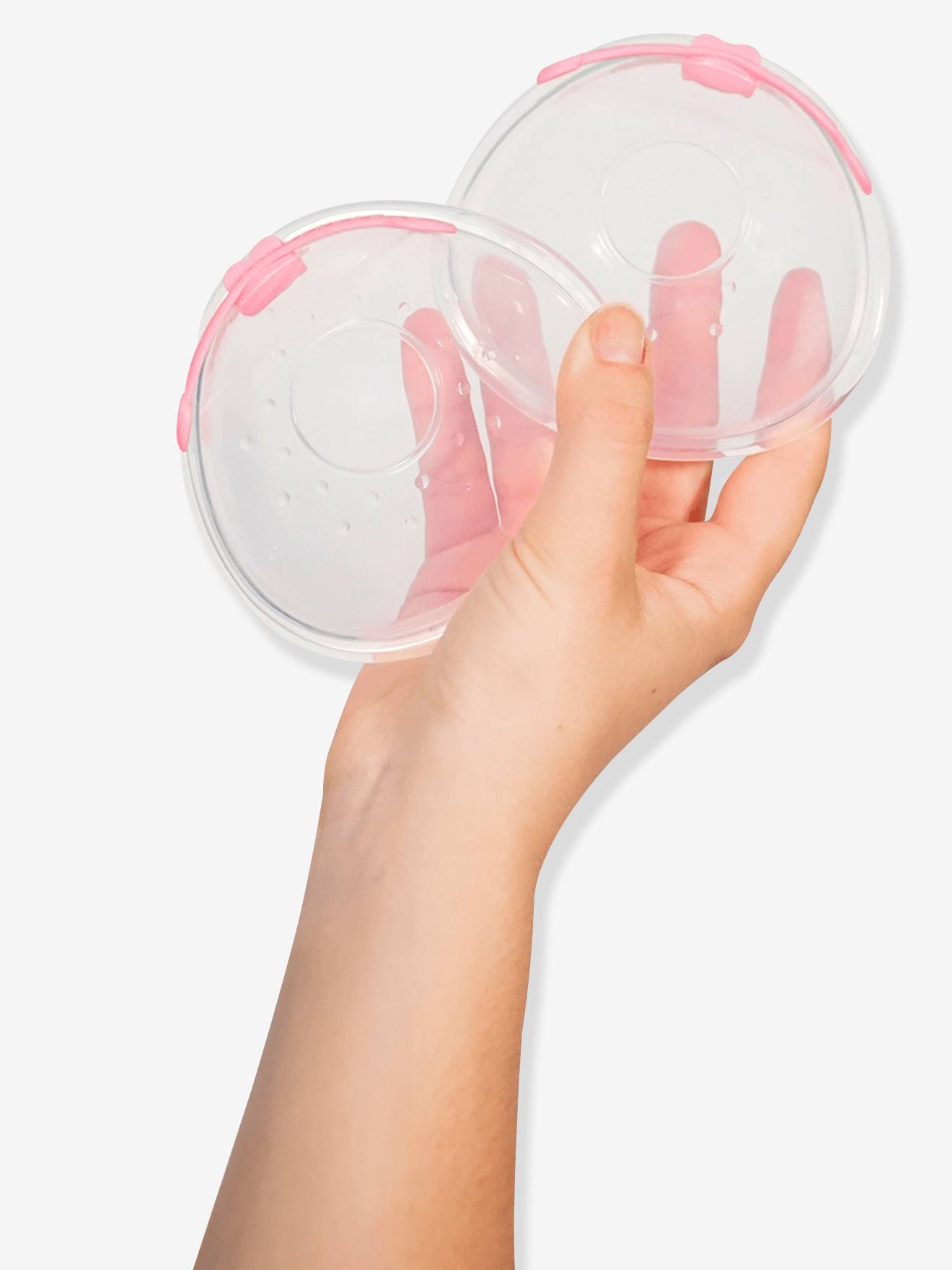 PERIFIT melkopvangcups doorzichtig afbeelding