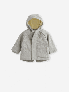 -3-in-1 babyparka voor in het tussenseizoen met uitneembaar sherpa mouwloos vest