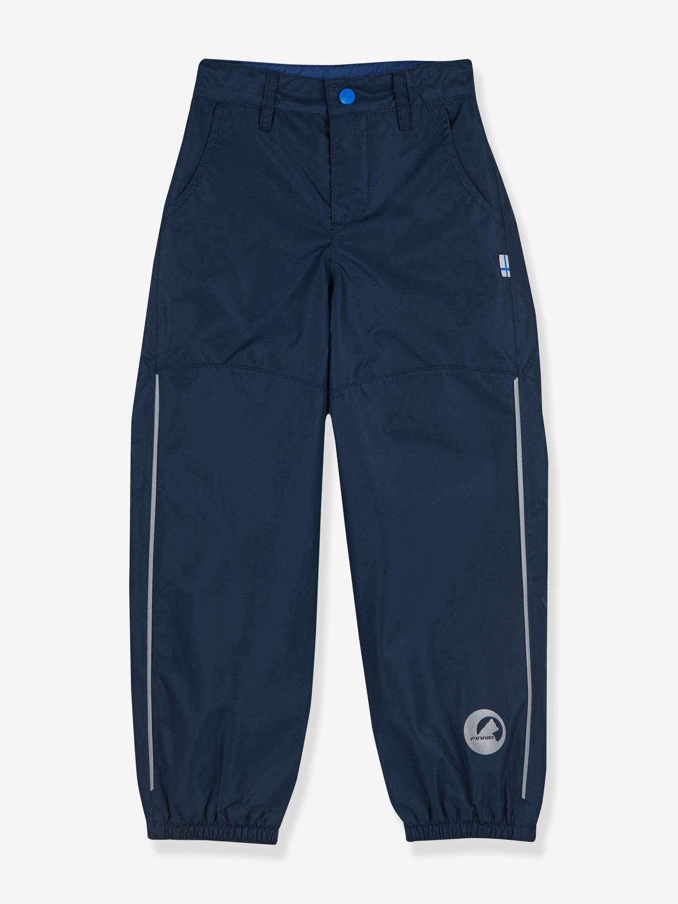 Waterdichte kinderbroek voor buiten PIKSA PLUS finkid marineblauw afbeelding