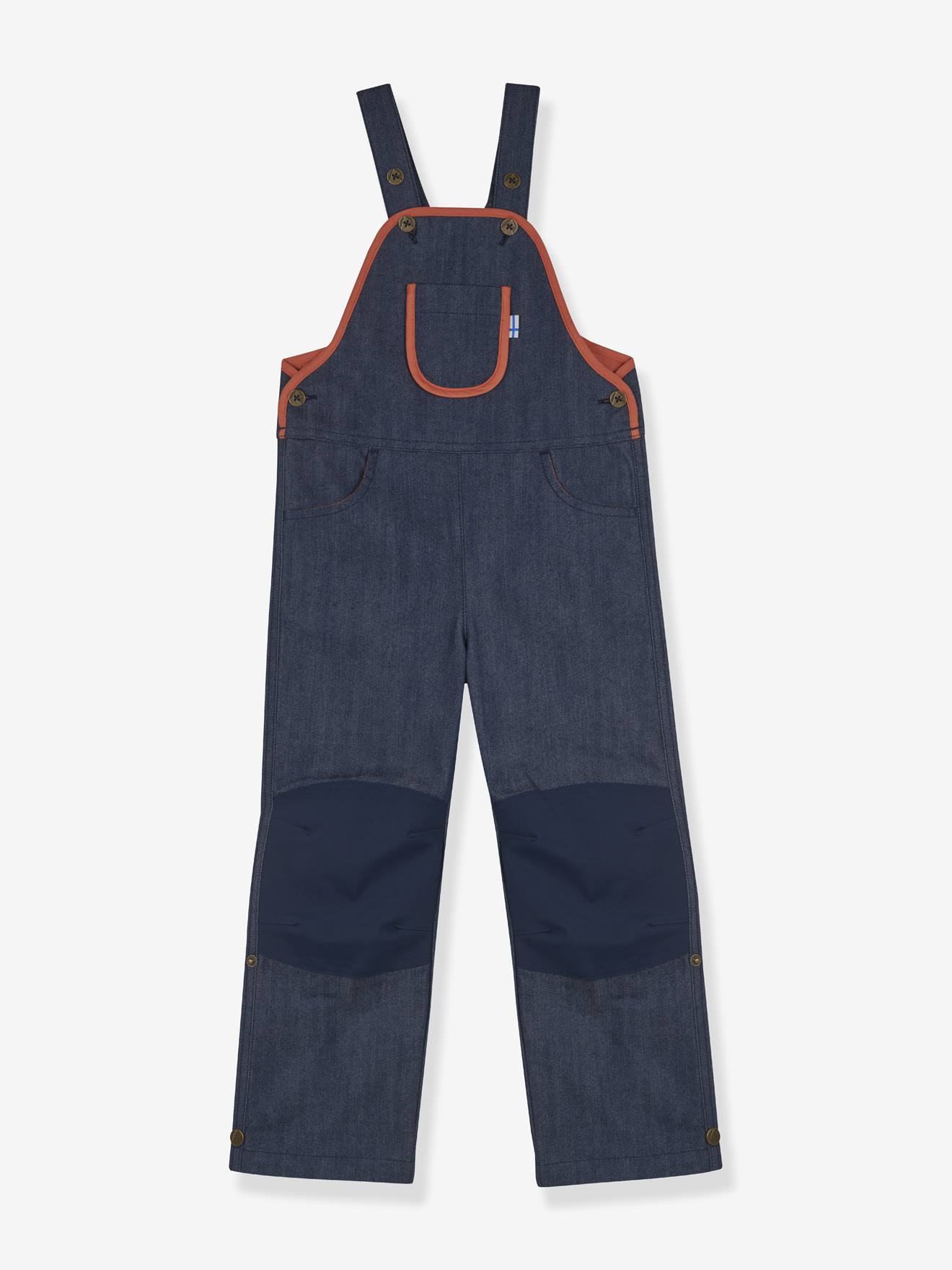 Tuinbroek van spijkerstof voor kinderen LOIRI DENIM FINKID jeansblauw afbeelding