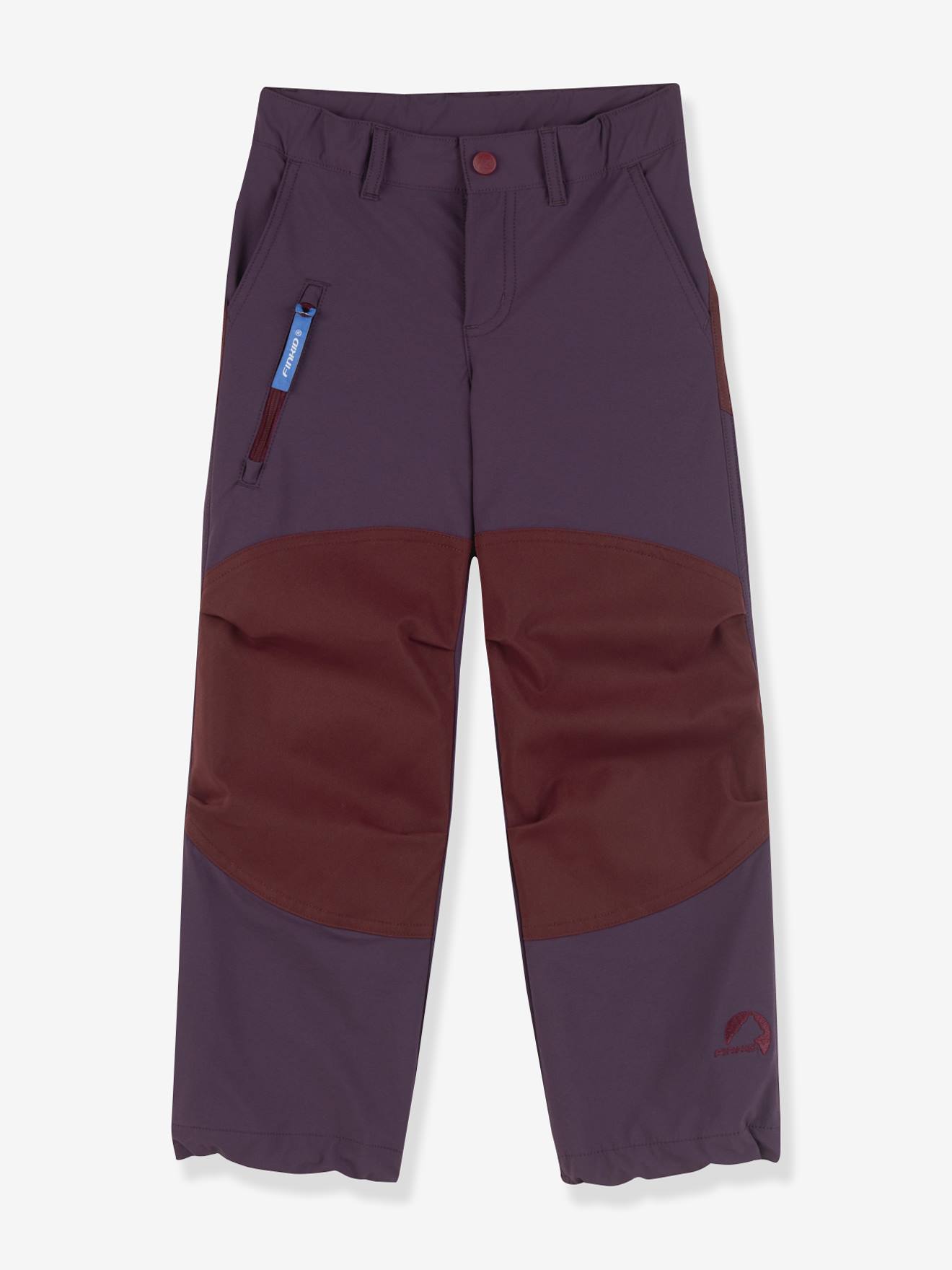 Outdoor kinderbroek KIKSA MOVE finkid pruim afbeelding