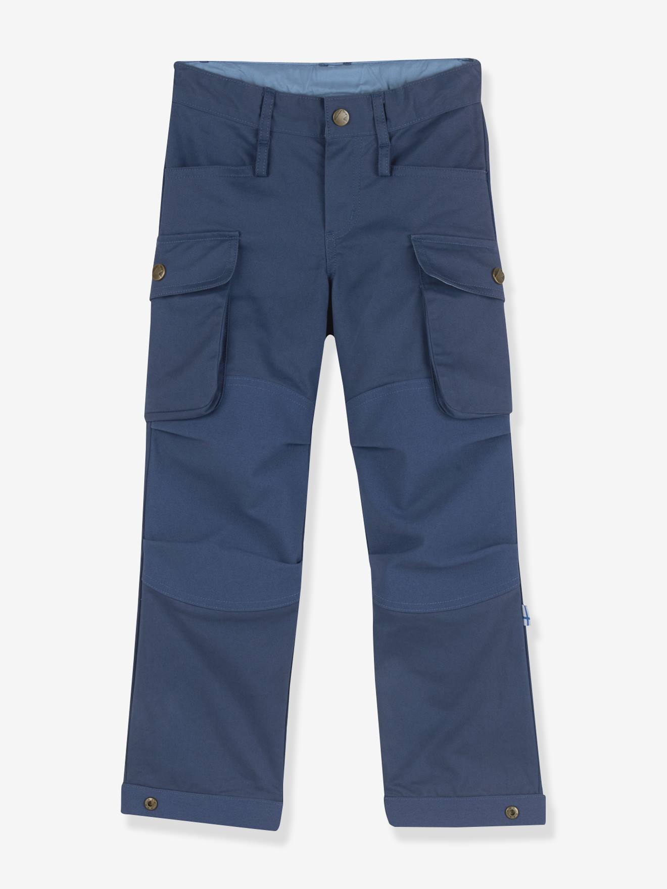 Cargobroek voor kinderen KOSKI CANVAS finkid jeansblauw afbeelding