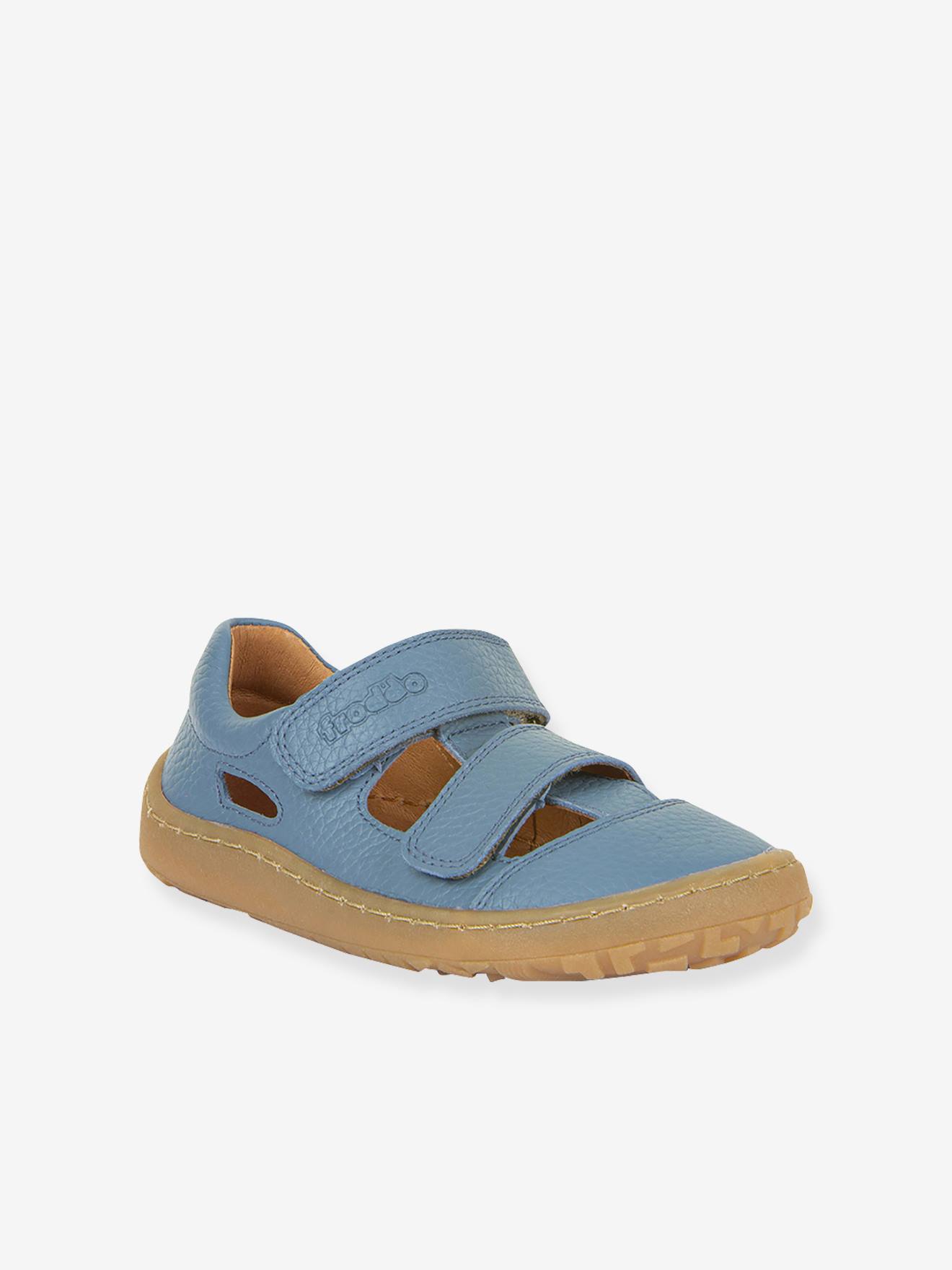 Barefootsandalen met bandjes voor kinderen BAREFOOT SANDAL FRODDO hemelsblauw afbeelding