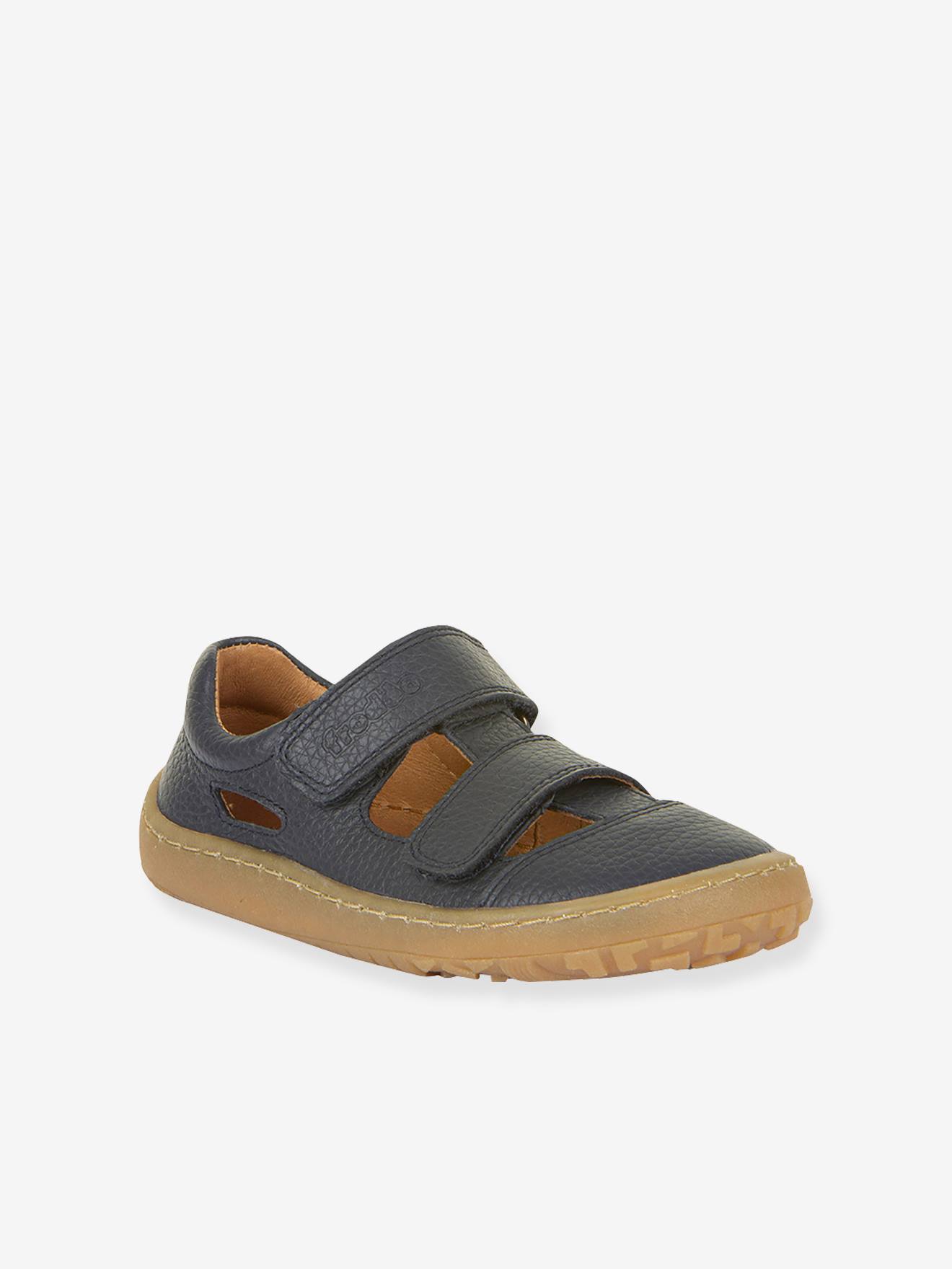 Barefootsandalen met bandjes voor kinderen BAREFOOT SANDAL FRODDO marineblauw afbeelding