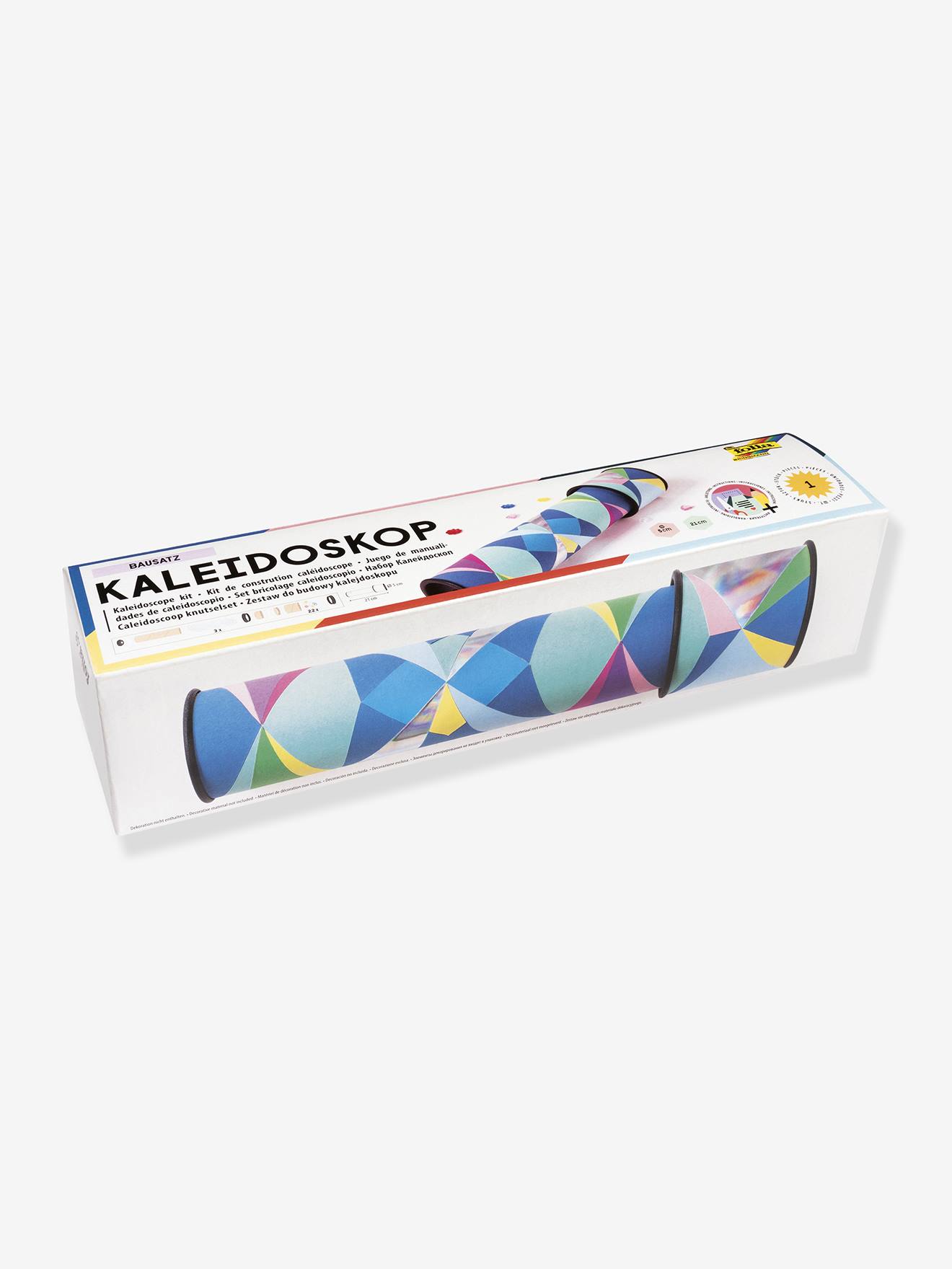 Bouwset, 35 stuks KALEIDOSCOPE FOLIA meerkleurig afbeelding