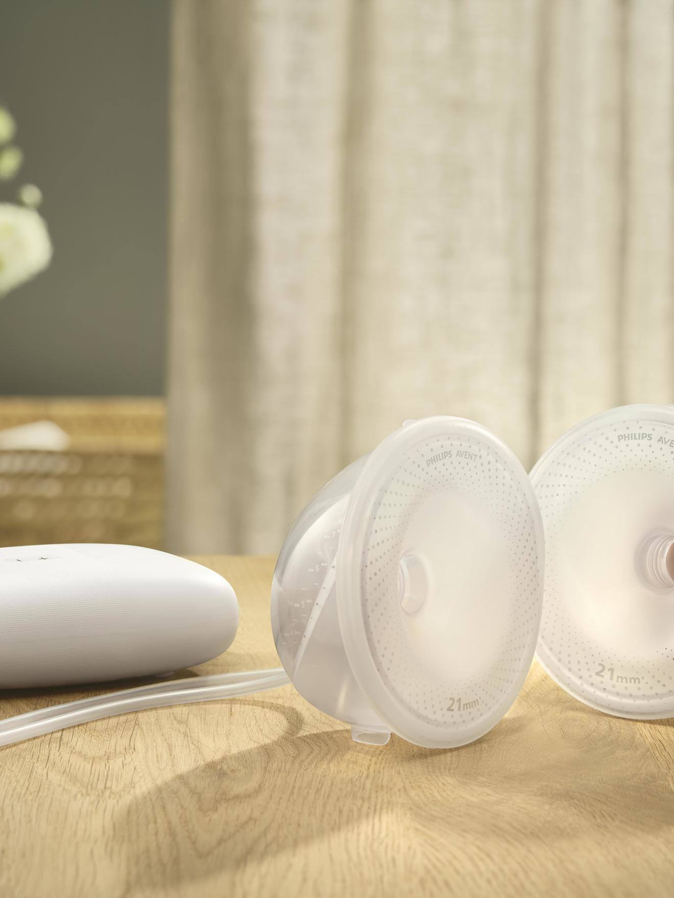 PHILIPS AVENT dubbele handsfree borstkolf wit