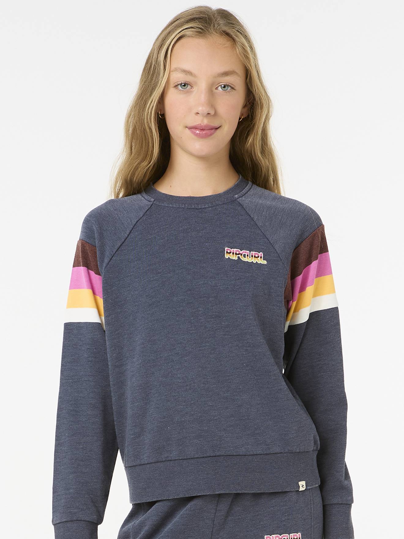 Sweater Las Dalias Raglan RIP CURL marineblauw afbeelding