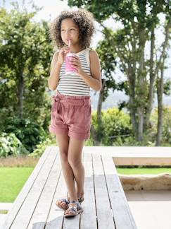 Meisje-Short-Meisjesshort in paperbag-stijl