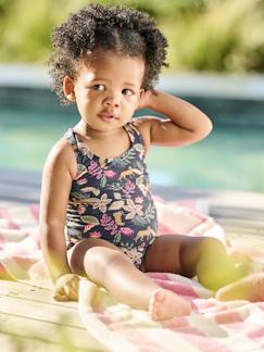 Baby-Badpak, strandaccessoires-Badpak met print voor babymeisjes capsulecollectie familie
