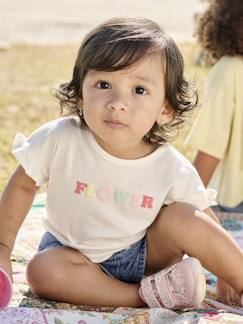 Baby-T-shirt, souspull-T-shirt met fantasiemotief voor baby's in biologisch katoen
