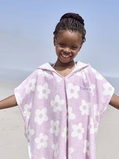 -Gepersonaliseerde bad-/strandponcho voor kinderen, met gerecycled katoen