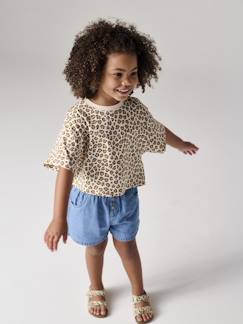 Meisje-Lichtgewicht denim meisjesshort die gemakkelijk aan te trekken is
