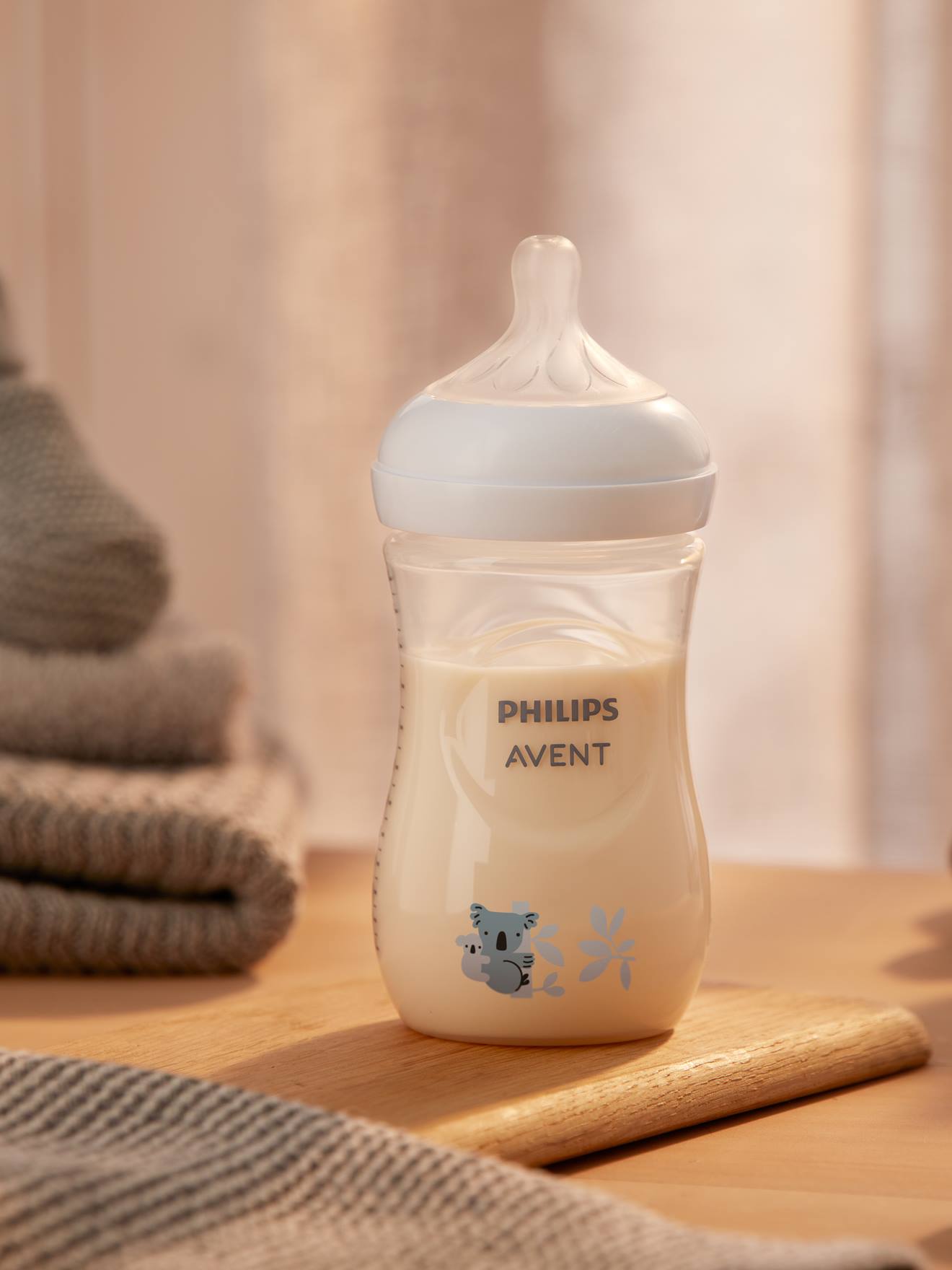 Fles 260 ml PHILIPS AVENT Natural Response grijs afbeelding