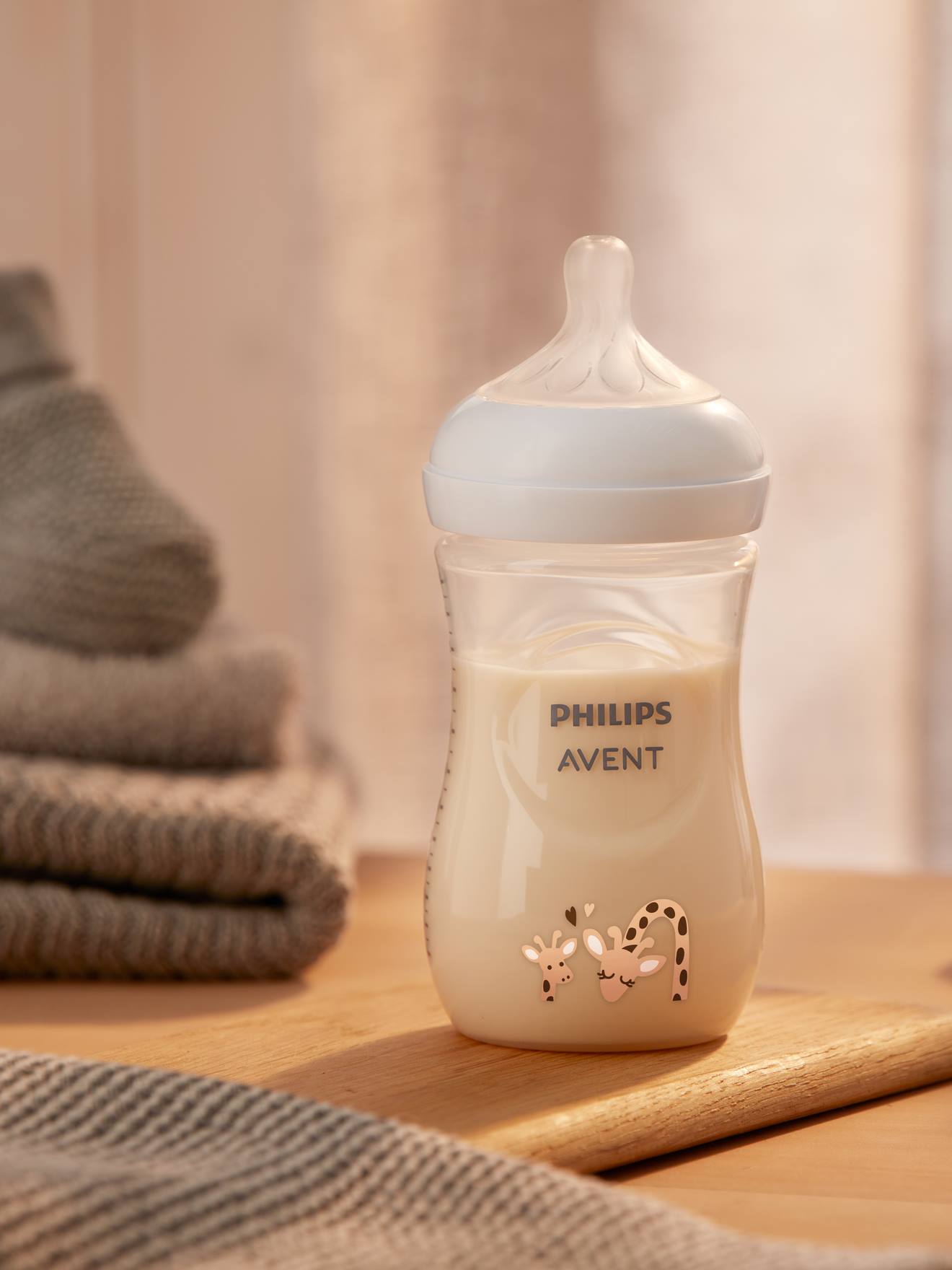 Fles 260 ml PHILIPS AVENT Natural Response geel afbeelding