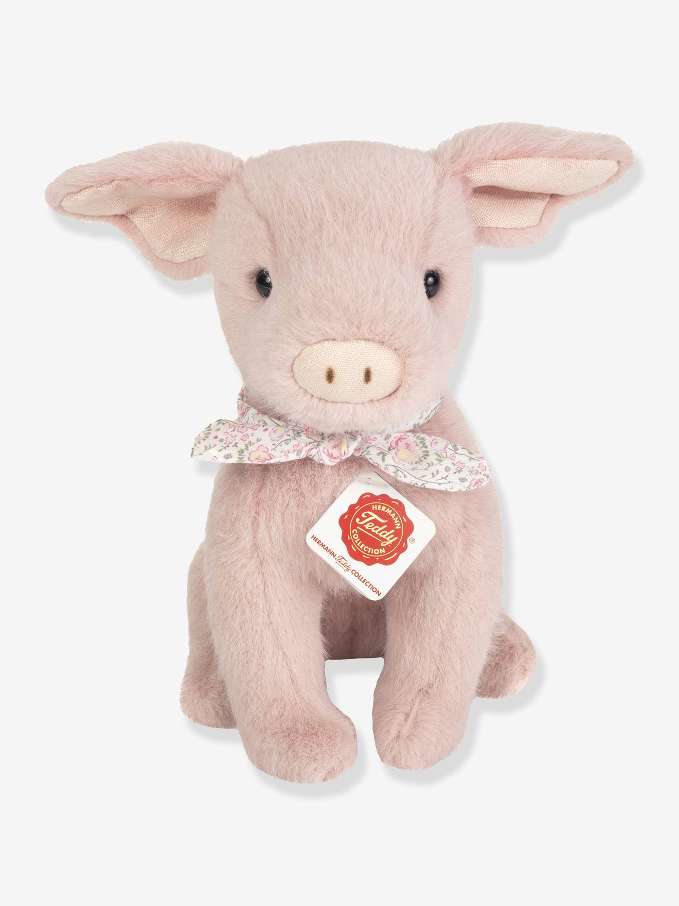 Audrey knuffelvarken 23 cm TEDDY HERMANN rozen afbeelding