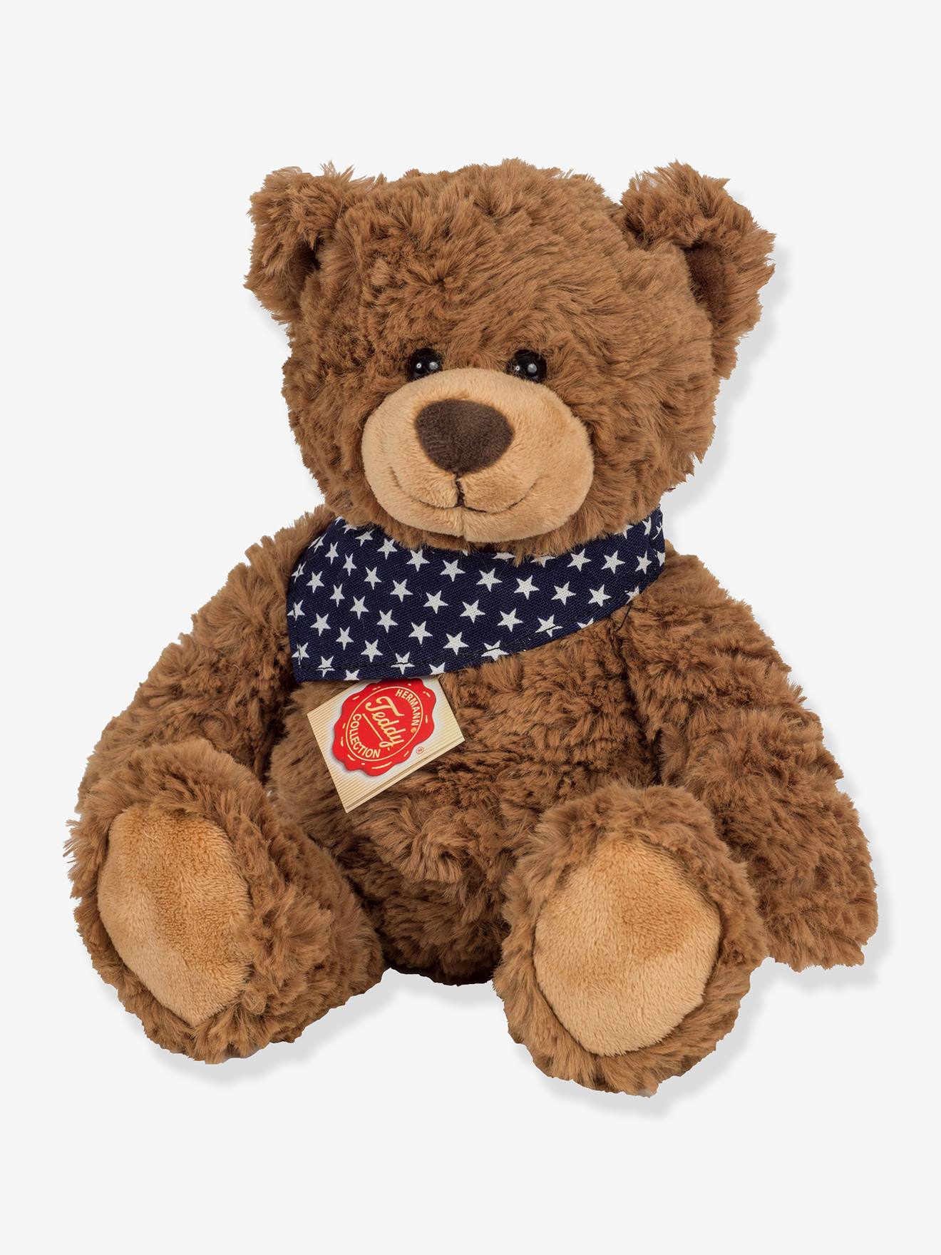 TEDDY HERMANN knuffel met sjaal 30 cm TEDDY HERMANN bruin afbeelding