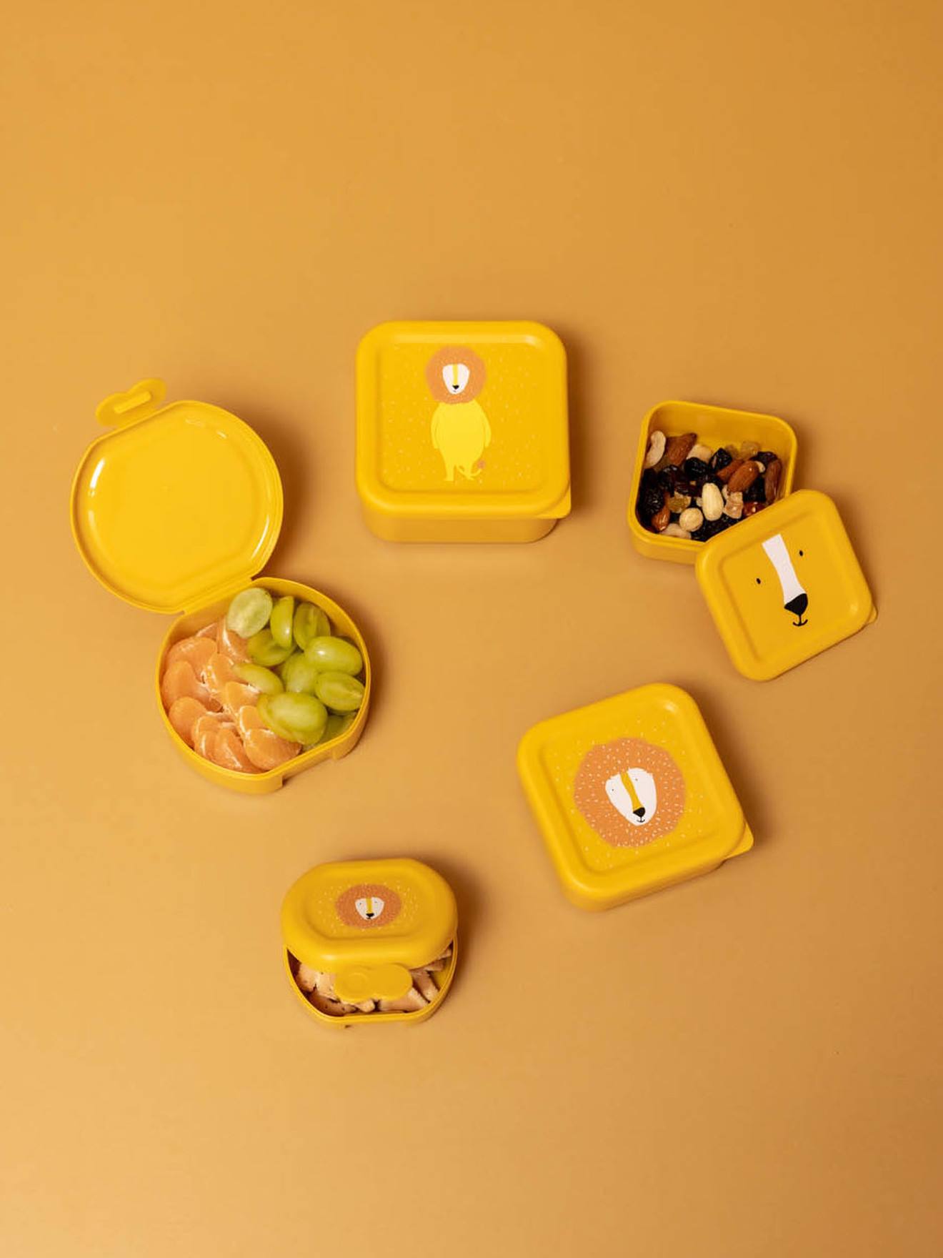 TRIXIE lunchbox met clip geel afbeelding
