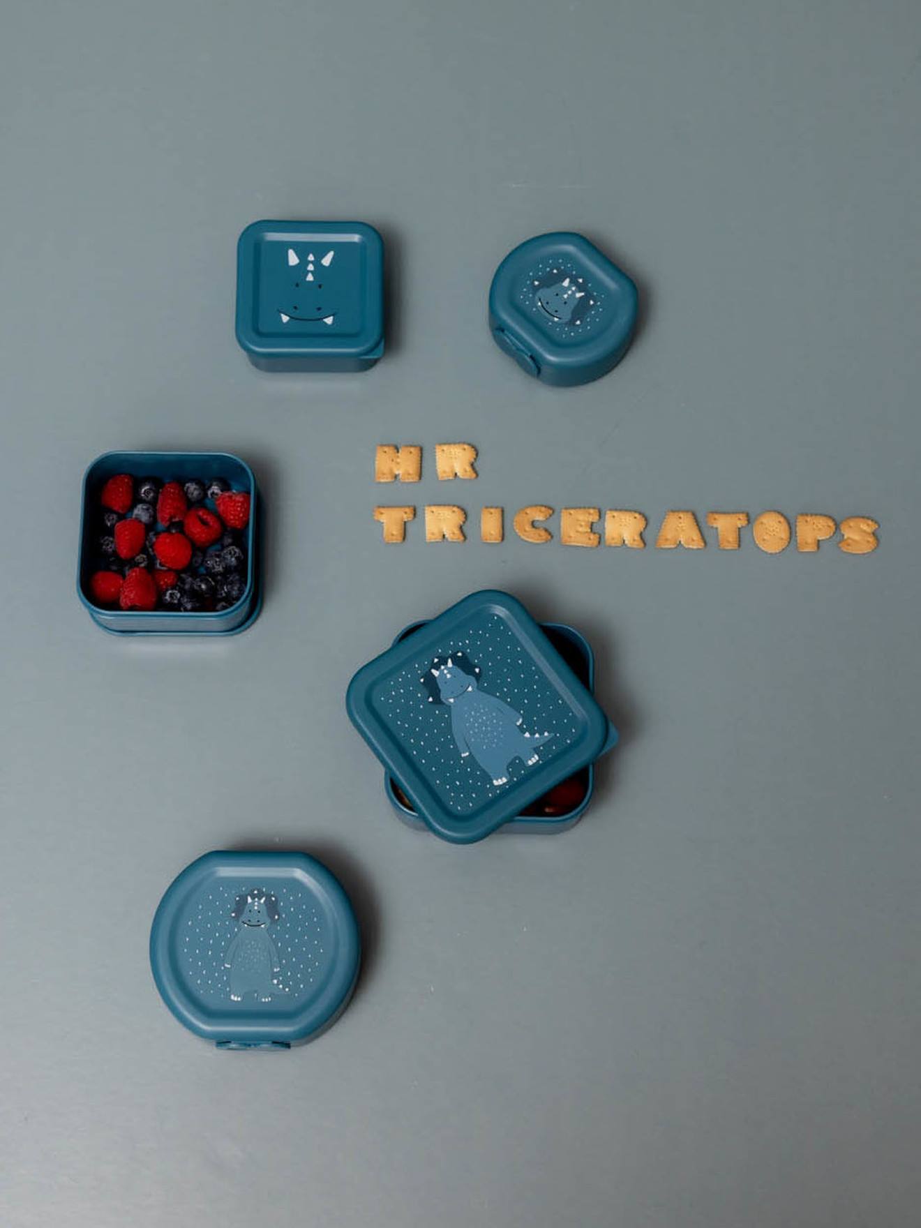 TRIXIE lunchbox met clip blauw