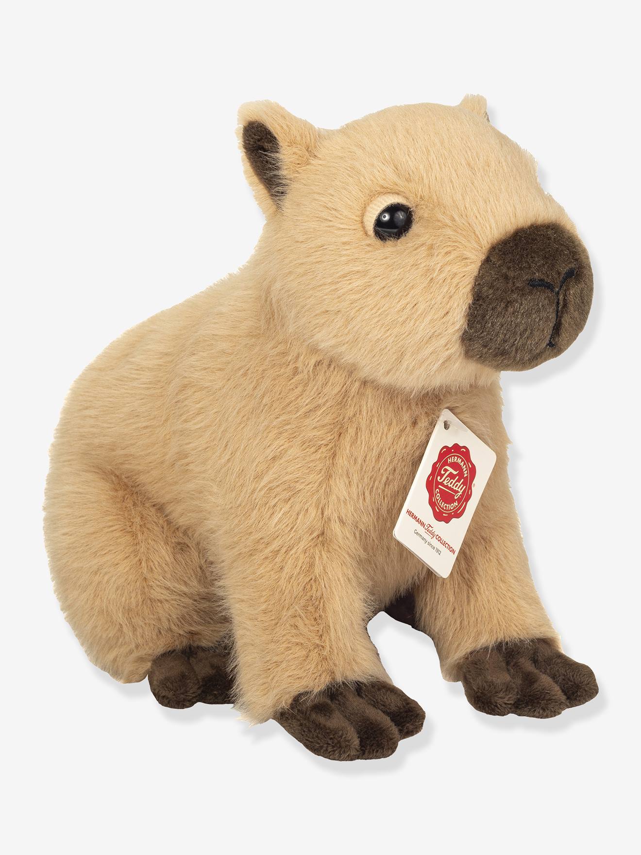 Knuffel capybara 25 cm TEDDY HERMANN bruin afbeelding